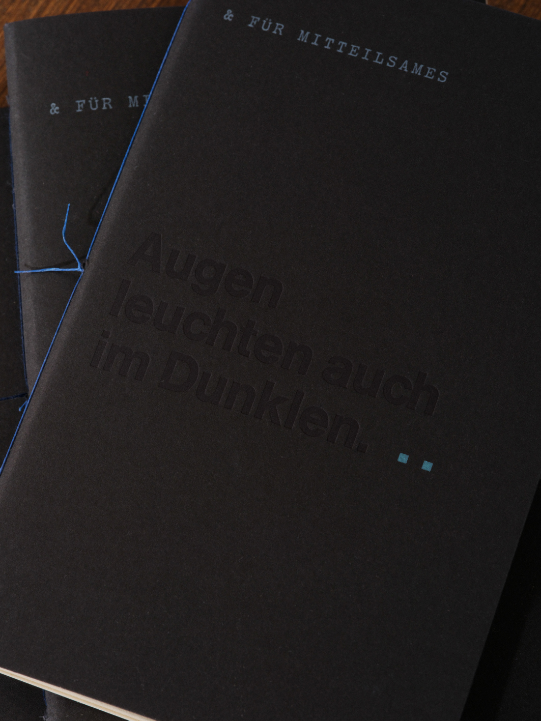 Für Geheimes & für Mitteilsames